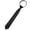 Black, variant on Navy Blue Boys Solid Color Pre-Tied Necktie with Adjustable Buckle Closure, Ages 8–12