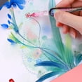 thumbnail image 2 of Glass Fountain Pen Water Crystal Fountain Pens Boxed Pen Stationery Ink Dip UK Q7M1, 2 of 9