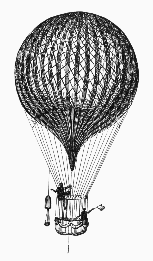 Charli_re Balloon. /NhydrogenFilled Hot Air Balloon Invented By