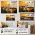 thumbnail image 4 of Designart "Sunrise Golden Hour composition II" Modern Floater Framed Wall Art Living Room, 4 of 7