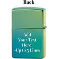 thumbnail image 7 of Zippo Lighter - Personalized Message Engraved on Backside for Assassin's Creed Windproof Zippo Lighter (Assassin's Creed Valhalla High Polish Teal 49530), 7 of 7