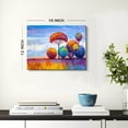 thumbnail image 6 of Abstract Nature Wall Art Colorful Tree Pictures Wall Decor Watercolor Forest Landscape Canvas Painting Geometric Trees Scenery Poster Prints Aesthetic Artwork for Living Room Bathroom Decoration 12x16, 6 of 6