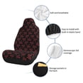 thumbnail image 4 of Uemuo Red Snake Pattern Car Seat Covers for Front Seats Waterproof Seat Covers for Cars, Universal Auto Front Seats Protector Fits for Car-1, 4 of 6