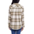 thumbnail image 2 of Weatherproof Vintage Women's Classic-Fit Long-Sleeve Lightweight Plaid Flannel Shirt (Green, M), 2 of 4