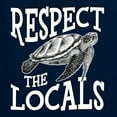 thumbnail image 6 of Wild Bobby Respect The Locals Save Our Oceans Turtle Animal Lover Men Graphic Tank Top, Navy, XX-Large, 6 of 6