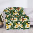 thumbnail image 3 of Uemuo Sunflowers And Butterflies Printed Throw Blanket for Couch, Fluffy Fuzzy Blankets for Bed, Sofa, Cozy Flannel Faux Fur Blanket-60"x50", 3 of 6