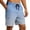 Blue1, variant on Gym Cargo Shorts Men Gradient Drawstring Casual Straight Leg Outdoor Workout Shorts Men With Pockets