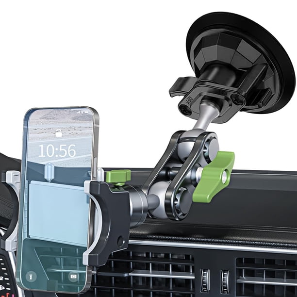 Soporte para teléfono de coche, ventosa Tmengdao, rotación de 360°
