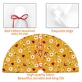 thumbnail image 4 of Yiaed Bees And Ladybug Print Christmas Tree Skirt , Tree SkirtsTree Mat for Christmas Winter Holiday Indoor Decorations-30", 4 of 7