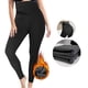 thumbnail image 3 of Gibobby Medias Termicas Afelpadas de Forro Polar Leggings de moda para mujer, ropa exterior, Leggings de cintura alta con levantamiento de glúteos(Negro,XG), 3 of 5