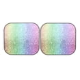 thumbnail image 7 of Haiem Beautiful Glitter Car Windshield Sun Shade (2 Pieces) Foldable Windshield Sun Shade Car Accessories for Truck SUV Pickup-Large, 7 of 7