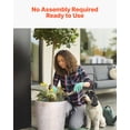 thumbnail image 4 of VEVOR Set of 2 Tall Outdoor Planters 21"H, Round Large Planters For Front Porch and Patio, Stone Finish Flower Tree Plant Pots, 4 of 9