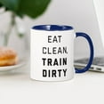thumbnail image 3 of CafePress - Eat Clean, Train Dirty - 11 oz Ceramic Mug - Novelty Coffee Tea Cup, 3 of 4