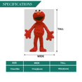 thumbnail image 3 of Elmo -bandera de jardín temática. Regalo perfecto para fans, amigos y familiares, ideal para actividades al aire libre y decoración de fiestas.45CM*100CM, 3 of 5