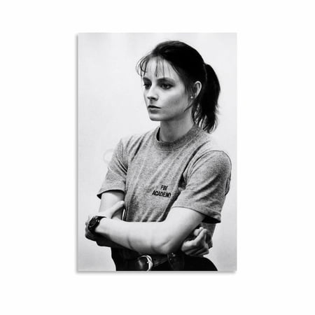 Jodie Foster Star Actress Poster Canvas Painting Posters And Prints Wall Art Pictures for Living Room Bedroom Decor
