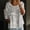 White, variant on Soyumi Womens Floral Print Tops, 3/4 Sleeve Shirts Round Neck Loose Casual Summer Tunic Cute Tops Basic Blouse Tees Trendy Pullover Tops for Casual Spring Summer Outings, Green