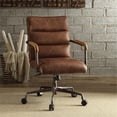 thumbnail image 2 of Bowery Hill Leather Retro Brown Office Chair Swivel Adjustable Height 38"H Unassembled, 2 of 5