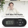 thumbnail image 4 of MesaSe Radio de Poche Mini à Écran Numérique LCD Rétro Rechargeable Lecteur FM Récepteur, 4 of 9