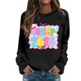 thumbnail image 3 of Zhanying Chandail pour Femmes à Col Rond, Chandail d'Entraînement, Coupe Décontractée, Manches Longues, Hauts d'Automne, Chandails, T-Shirts de Base, 3 of 6