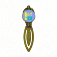 thumbnail image 1 of I Am From Kazakstan Art Deco  Fashion Bookmark Retro Office Label Page Marker, 1 of 4