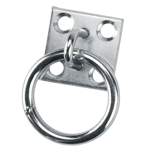 Anillo la placa, herramienta estable para caballos, hierro niquelado, 50M x 50mm, atadura de caballos para atar, suministros para perros Cola Placa de anillo