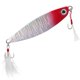 thumbnail image 1 of Pesca en la orilla, placa de hierro láser fundido, cebo de pescado para fortalecer la ranura de sangre, tres anzuelos, cebo falso, lanzamiento lejano, caballa, perca, cebo Luya., 1 of 6
