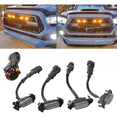 thumbnail image 2 of Kits 6 Luces De Parrilla Led  Bloosom Ámbar Para Coche,luz De Rejilla Negro, 2 of 5