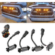 thumbnail image 2 of Kits 6 Luces De Parrilla Led  Bloosom Ámbar Para Coche,luz De Rejilla Negro, 2 of 5