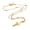 Gold, variant on Cross Rosary Necklace for Women: Rosary Beads Crucifix Necklaces Stainless Steel St Benedict Medal Pendant Jewelry Gifts