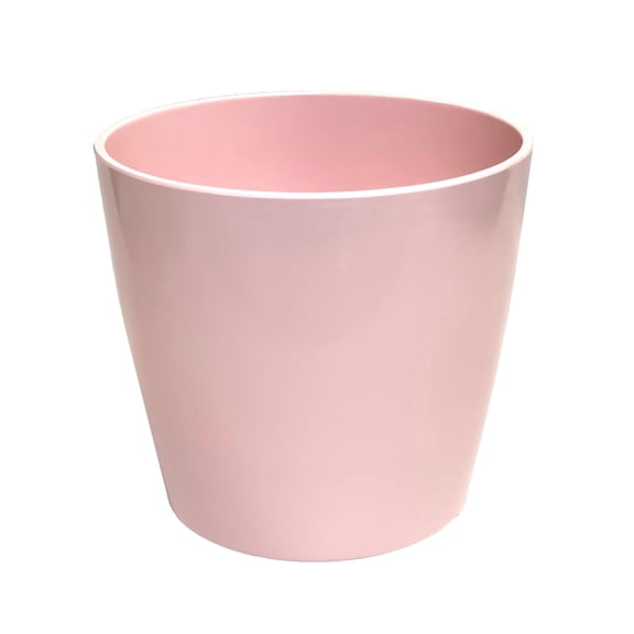 7″ Rose Round Self-Watering Bamboo Pot — Eco-Friendly, Plastic-Free, & Biodegradable Planter with Reservoir