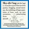 Skydiving: A Dictionary for the Sport Parachutist [Paperback - Used]