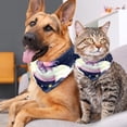 thumbnail image 4 of Unicorn Pack of Two Dog Bandanas, Translucent Light Breathable Chiffon Yarn Pet Collars, 40.6x40.6x58/16x16x22.8in, 53.3x53.3x76.2/20.9x20.9x30 in, 4 of 5