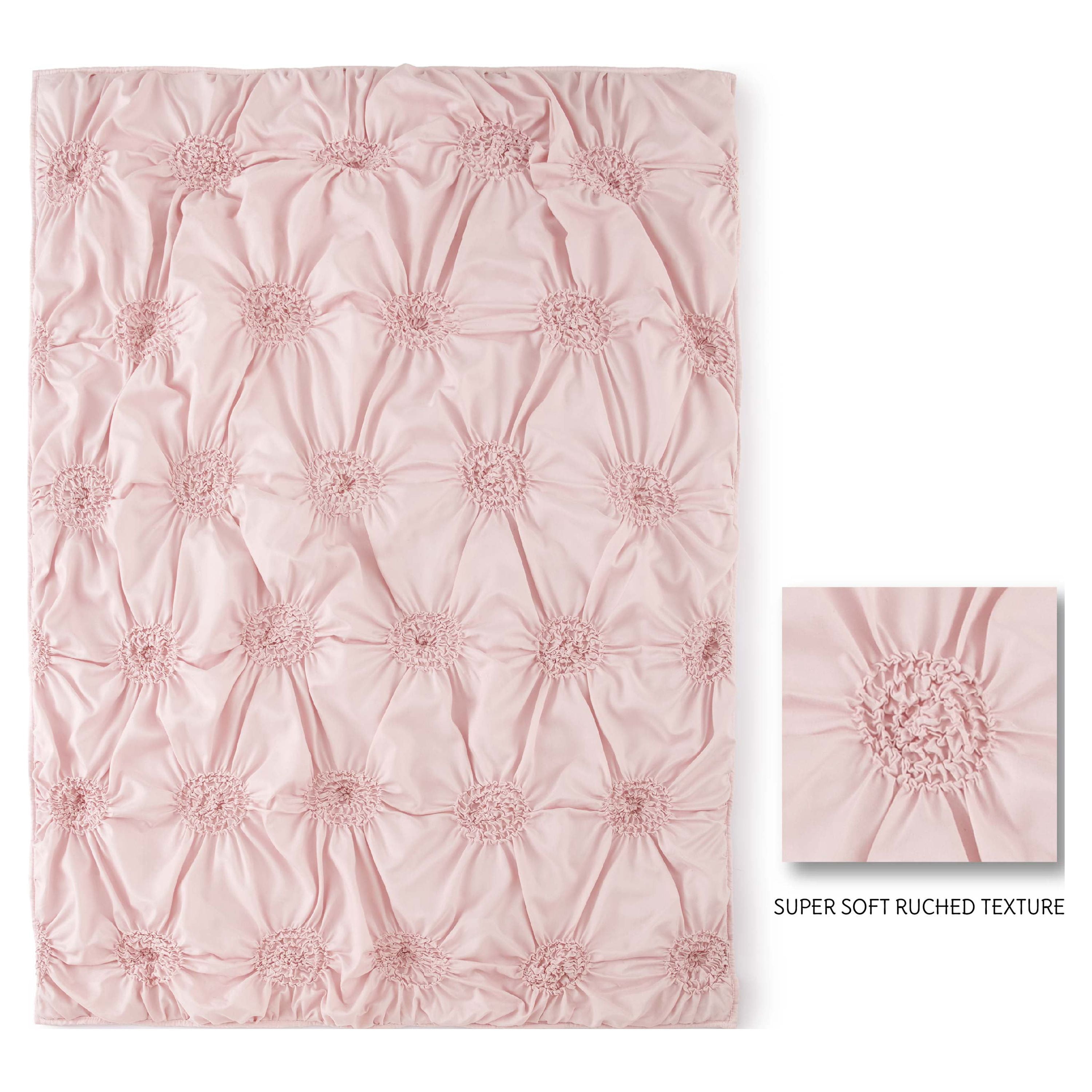 levtex home baby willow 5 piece toddler bedding set, pink