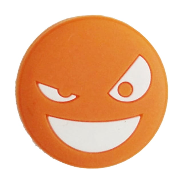 Visland Tennis Racket Vibration Dampeners Silicone Tennis Racket Shock Absorbers Reusable Smile Face Tennis Racquet Dampeners