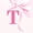 Pink T, variant on Manfei Princess Bowknot Letter Monogrammed H Black Out Curtains for Kids Girls,Teens Women Shabby Chic Bow Tie Initial Curtains Pack of 2 (42x63 Each),Super Cozy Room Decor