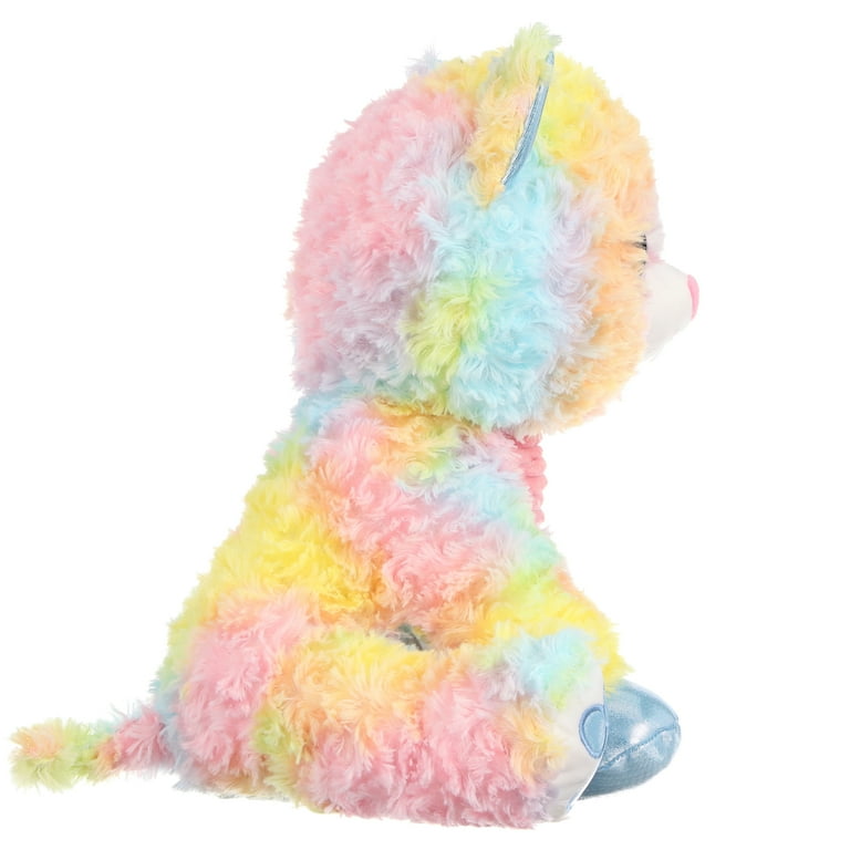 Rainbow cat stuffed animal hotsell