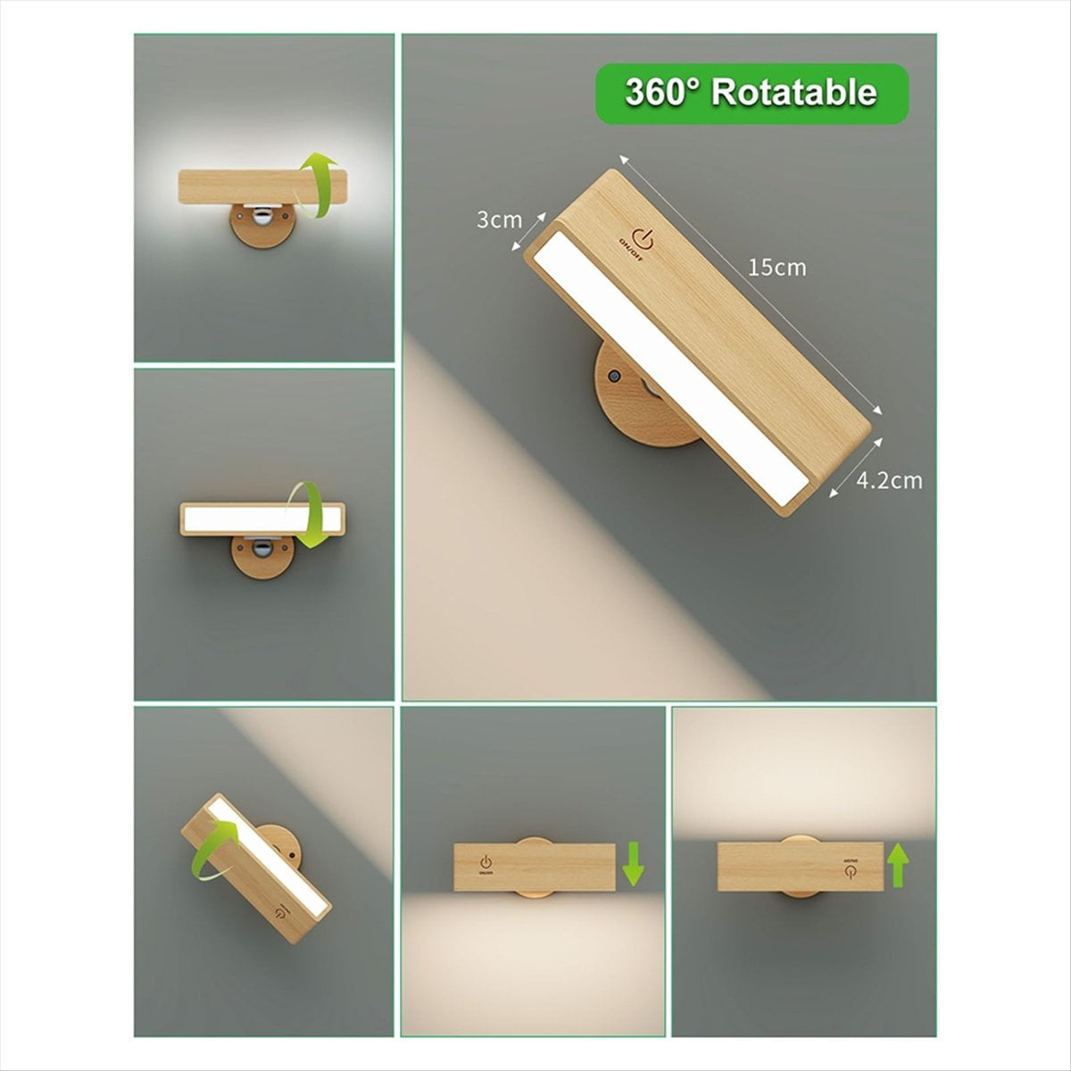 Wall Sconces Set of 2,Battery Operated Wall Sconce ,Wall Lights for Bedroom Wireless, for Bedroom,Living Room,Reading