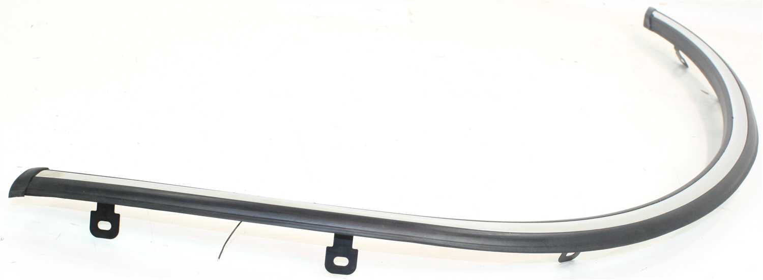 Replacement T221302 Fender Flares Compatible with 1995-2000 Toyota Tacoma Front, Left Driver Chrome