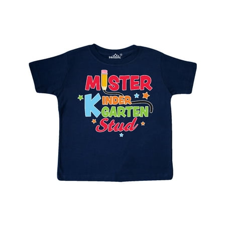 

Inktastic School Mister Kindergarten Stud Gift Toddler Boy Girl T-Shirt