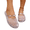 White, variant on longantii Jelly Sandals for Women Mary Jane Glitter Jelly Mules Cutout Slip On Closed Toe Jellies Shoes Summer Beach Slippers Transparent Open Toe Waterproof Slide