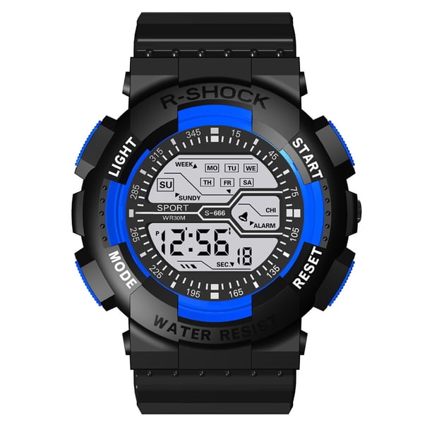 Reloj deportivo para hombre, relojes para hombre, colores, luminosos, multifunción, deportivos, de moda, reloj electrónico, reloj deportivo.