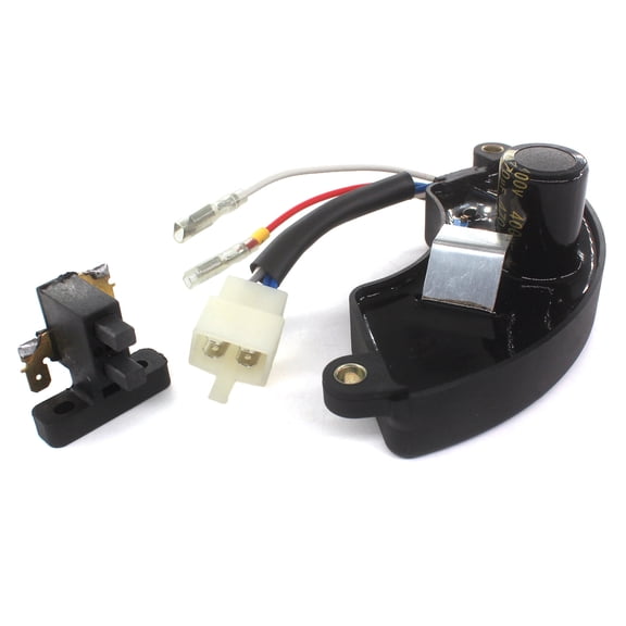 5.5KW Single Phase Generator Voltage Regulator AVR for 470uF 188F 190F 5KW 6.5KW W/ Carbon Brush Gas Generator