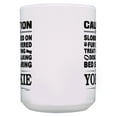 thumbnail image 3 of ThisWear Crazy Dog Lady Gifts Caution Crazy Yorkie Lady Cup Large Dog Mom Mug Gift 15oz Coffee Mug, 3 of 4