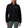 thumbnail image 1 of Chaqueta polar Columbia Benton Springs con cierre completo para mujer, negra, 1 of 9