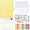 Yellow, variant on Brown Leather Budget Notebooks, 5.1" x 7.4", Envelopes, Expense Tracking Sheets for Daily Financial Organization, Savings Goals, Household Budget Planning, Suitable for Home, Workplace