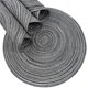thumbnail image 2 of Adido Eva - Juego De 4 Manteles Individuales Redondos Trenzados Resistentes Al Calor, 11,8 Pulgadas, Para Mesa De Cocina, Color Negro Y Gris, 2 of 5