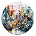 thumbnail image 2 of Designart "Boho Dance Captivating II" Abstract Metal Round Art Living Room, 2 of 5