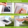 thumbnail image 6 of Moclever Solar Wall Lights Outdoor 16LEDs Stair Lamps 120° Motion Sensor 180°Lighting Garden Lights IP65 Waterproof Night Lamps for Garage Garden Deck Front Door, 6 of 14