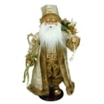thumbnail image 2 of Northlight 18.25" Gold and White Santa Claus with Jacket Christmas Tabletop Figurine, 2 of 2