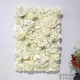 thumbnail image 3 of Artificial Silk Flowers Wall Panel Wedding Party Floral Backdrop White, 3 of 6